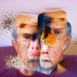 Seeing my dad disintegrate from dementia.