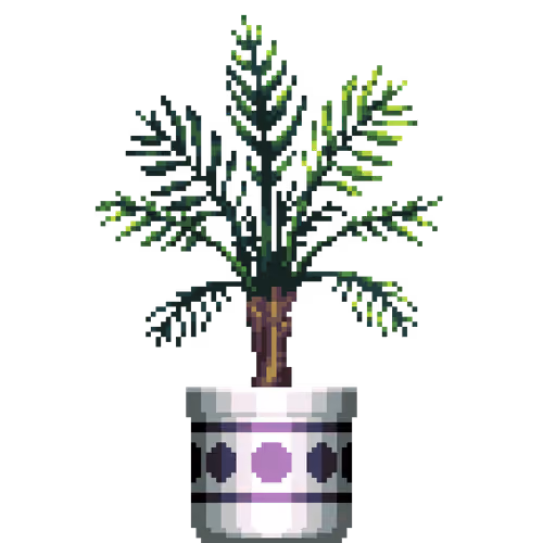 Areca Palm in Large Pattern pot