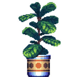 Fiddle-Leaf Fig in Large Premium Pattern pot