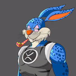 Dark Super Bunny #8673