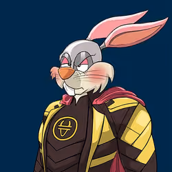 Dark Super Bunny #9267