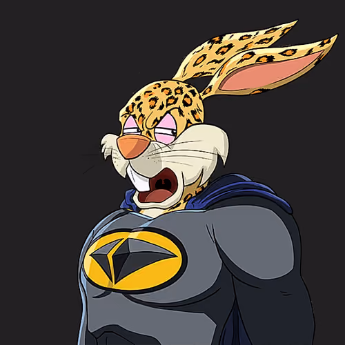 Dark Super Bunny #6481