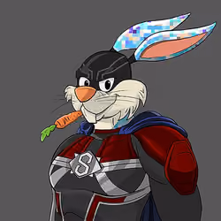 Dark Super Bunny #7187