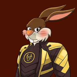 Dark Super Bunny #6925