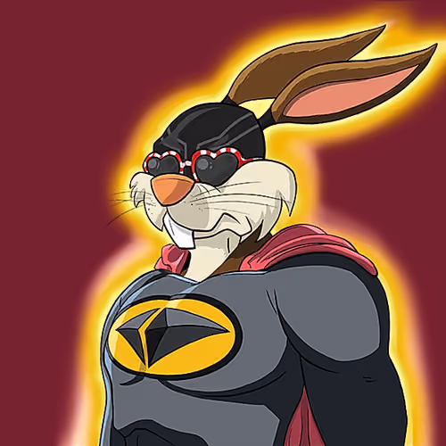 Dark Super Bunny #8554