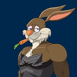 Dark Super Bunny #7424