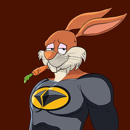 Dark Super Bunny #6924