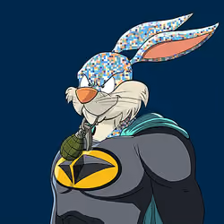 Dark Super Bunny #7409