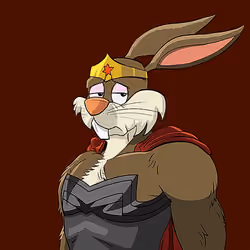 Dark Super Bunny #9562