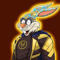 Dark Super Bunny #7163