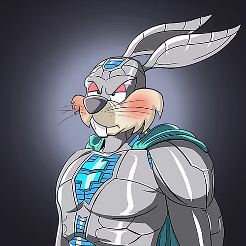 Dark Super Bunny #6287