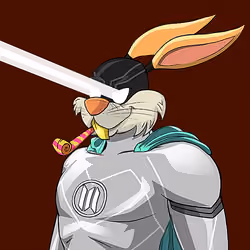 Dark Super Bunny #8637