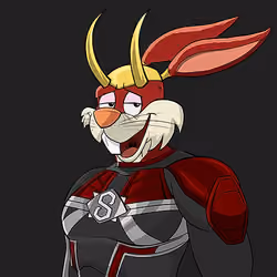 Dark Super Bunny #9724