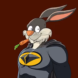 Dark Super Bunny #8286