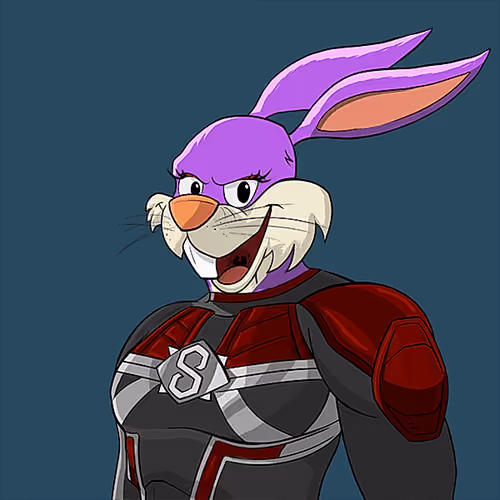 Dark Super Bunny #8057