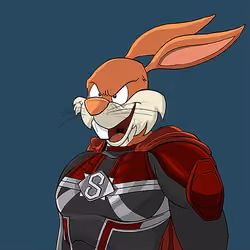 Dark Super Bunny #7473