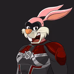 Dark Super Bunny #5773