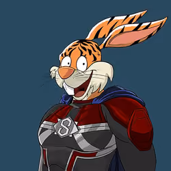 Dark Super Bunny #5498