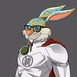 Dark Super Bunny #7667