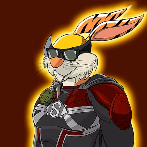 Dark Super Bunny #9165