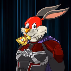 Dark Super Bunny #5507