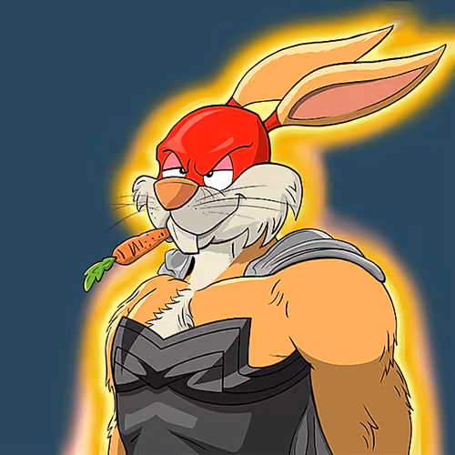 Dark Super Bunny #6524