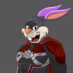 Dark Super Bunny #6862
