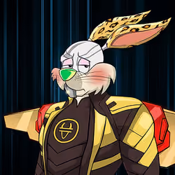Dark Super Bunny #8859
