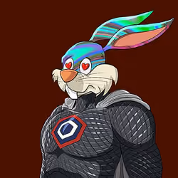 Dark Super Bunny #9751