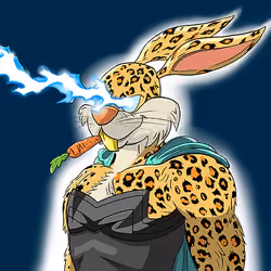 Dark Super Bunny #9854