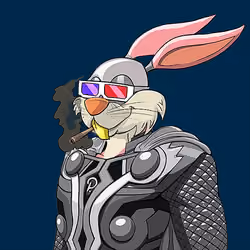 Dark Super Bunny #8529