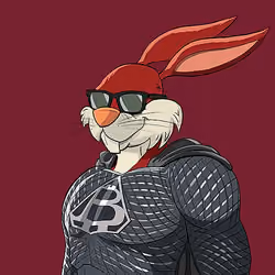 Dark Super Bunny #7368