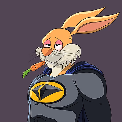 Dark Super Bunny #7248