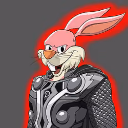Dark Super Bunny #6368