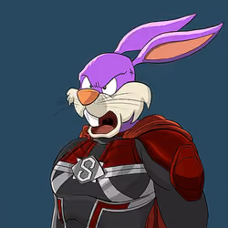 Dark Super Bunny #8675