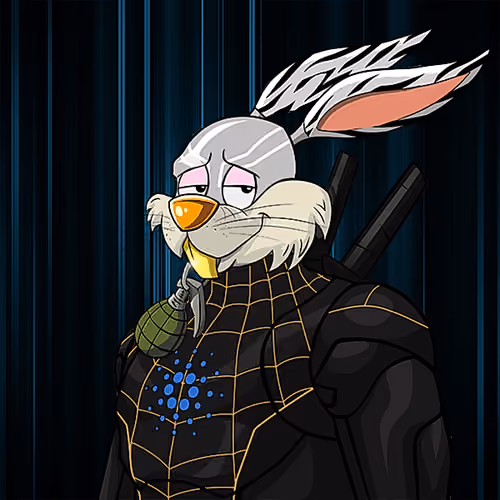 Dark Super Bunny #5245