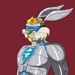 Dark Super Bunny #7557