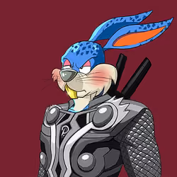 Dark Super Bunny #7997
