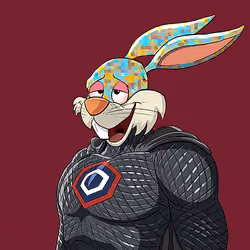 Dark Super Bunny #6134