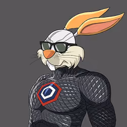 Dark Super Bunny #5906