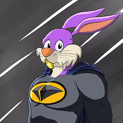 Dark Super Bunny #7059