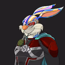 Dark Super Bunny #7831