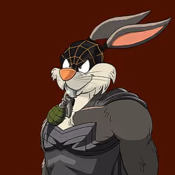 Dark Super Bunny #7067