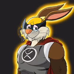 Dark Super Bunny #5404