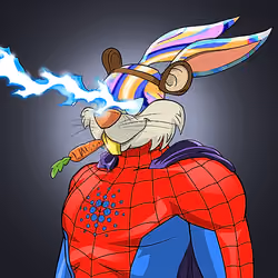 Dark Super Bunny #6179