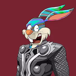 Dark Super Bunny #8281