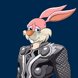 Dark Super Bunny #5598