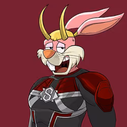 Dark Super Bunny #9289