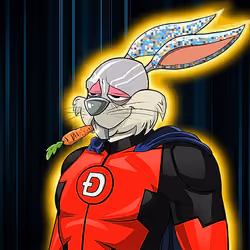 Dark Super Bunny #9173