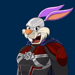Dark Super Bunny #5839